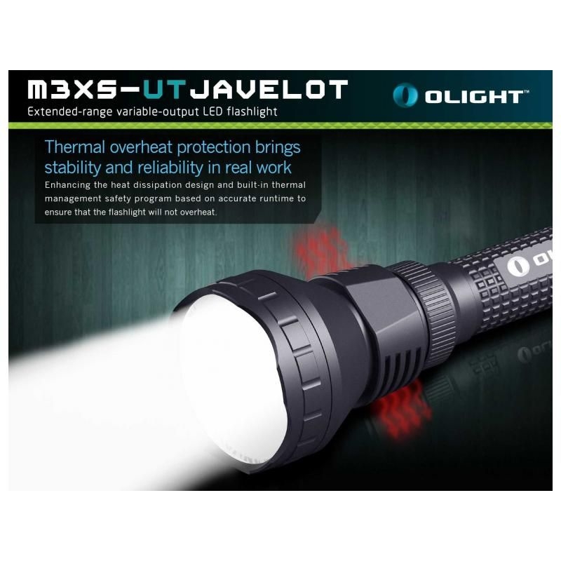 LED baterka Olight M3XS-UT Javelot 1200 lm - predvádzacie 9